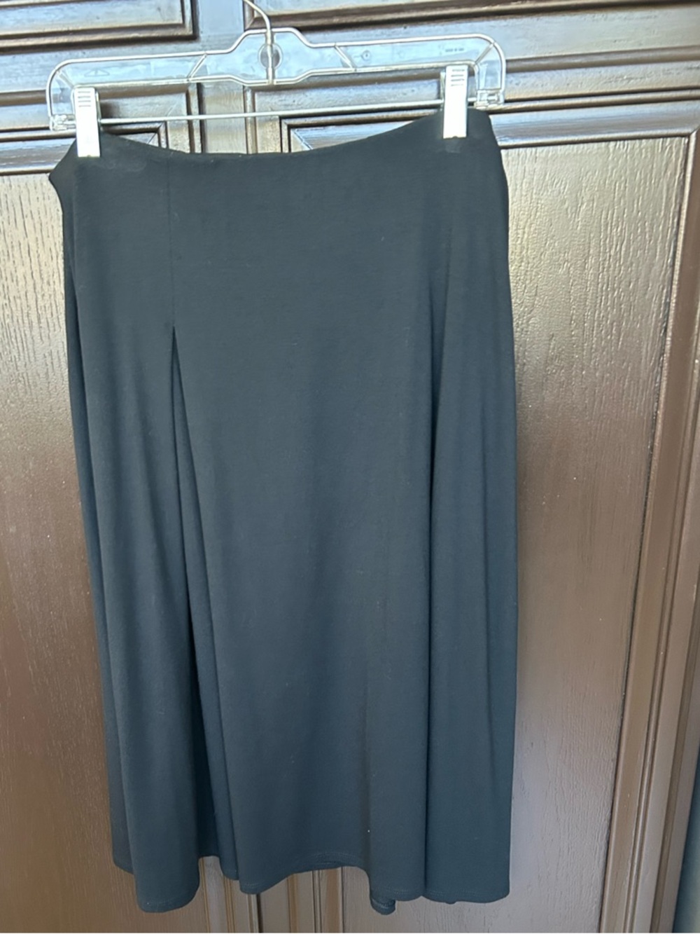 JJill Wearever Collection black pull-on skirt. Size Medium